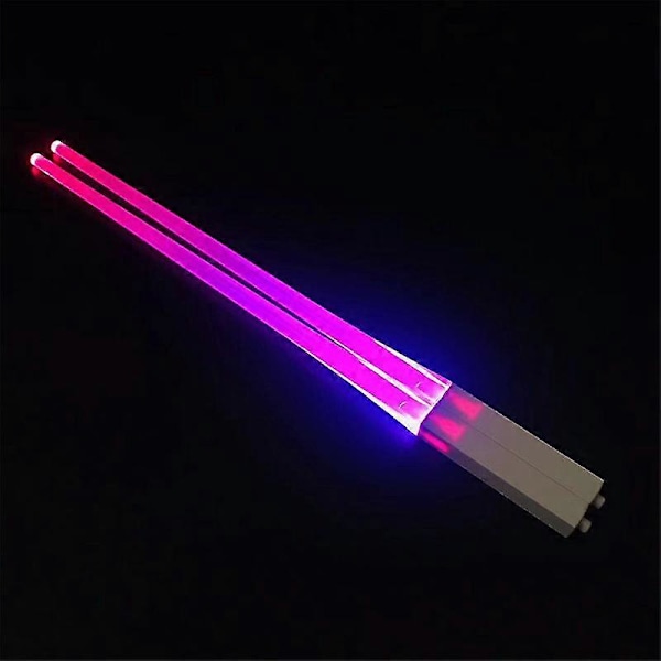 LED Lysande Ätpinnar - Konsert Glow Sticks rosa pink