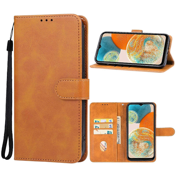 Läderfodral för Samsung Galaxy A23 5G Brown