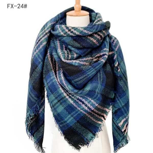 Syksyn ja talven kashmir-tyylinen plus-kokoinen kaksipuolinen Qicaigei neliöhuivi naisten hartiahuivi scarfgirl1125SF 140cm