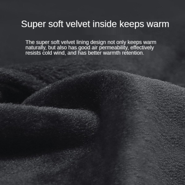 Vinter Herr Dam Handskar Touch Kall Vattentät Motorcykel Cykel Handskar Man Utomhus Sport Varm thermal fleece Löp Skidhandskar Gray L