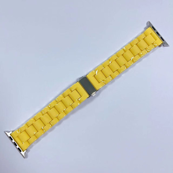 Kellon ranneke Apple Watch iWatch Yhteensopiva taulukko 42/44/45/49mm vaaleankeltainen