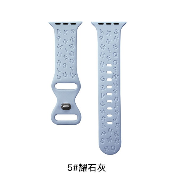 Klockarmband för Apple Watch iWatch 38/40/41mm Glitter Grå