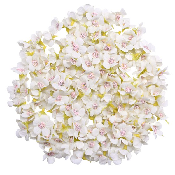 50 st 2 cm Flerfärgade Tusensköna Blomhuvuden Mini Konstgjorda Sidenblommor för Krans Scrapbooking Hem Bröllopsdekoration F11
