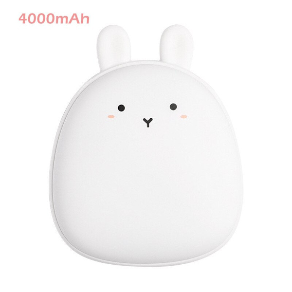 Mini Sød Håndvarmer Vintervarmer Håndvarmer Genopladelig USB Power Bank Opladning Bærbar Handy Varmende Calentador til Piger Dpink4000mah