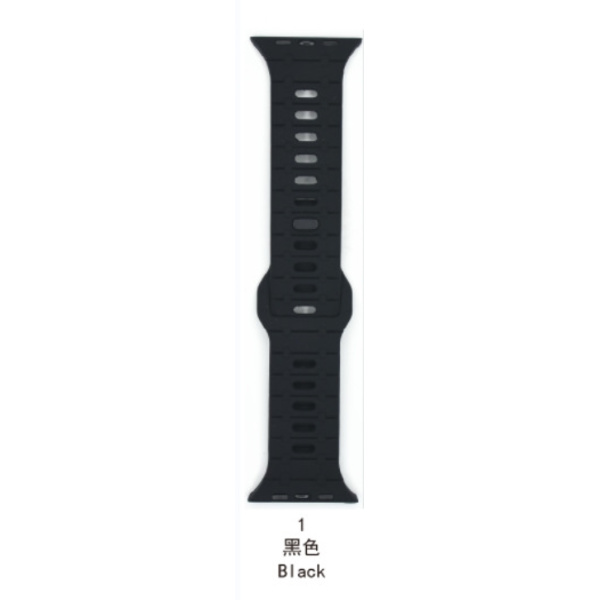 Urrem til Apple Watch iWatch 42-49MM hvid æske sort