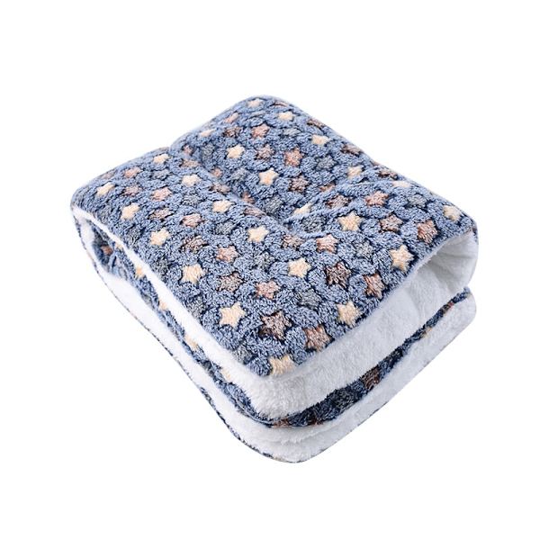 Hundsäng Kattmatta Mjuk Husdjursfilt Sängtillbehör Tillbehör Håll Varmt På Vintern Sovmatta För Husdjur För Soffa Värmare Husdjurstillbehör Pattern 6 S 32x25cm