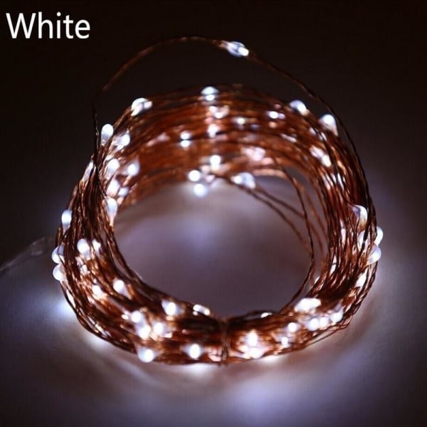 3 stk. Luminescerende lyskæder til fest/jul/bryllup/ferie/Valentinsdag dekoration 3 M Multicolor 1M-3PCS