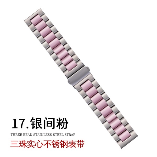 Klockarmband för Apple Watch iWatch 1-9 generationerna: 38-40-41mm s10: 42mm 7 silverpulver