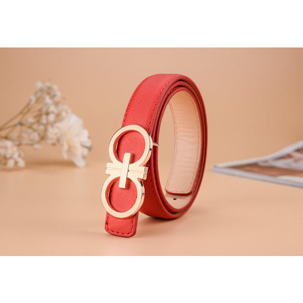 Bälte Mode All-Match Barn och Tonåringar Bälte Unisex Byxbälte Silver Buckle camel 2 108CM
