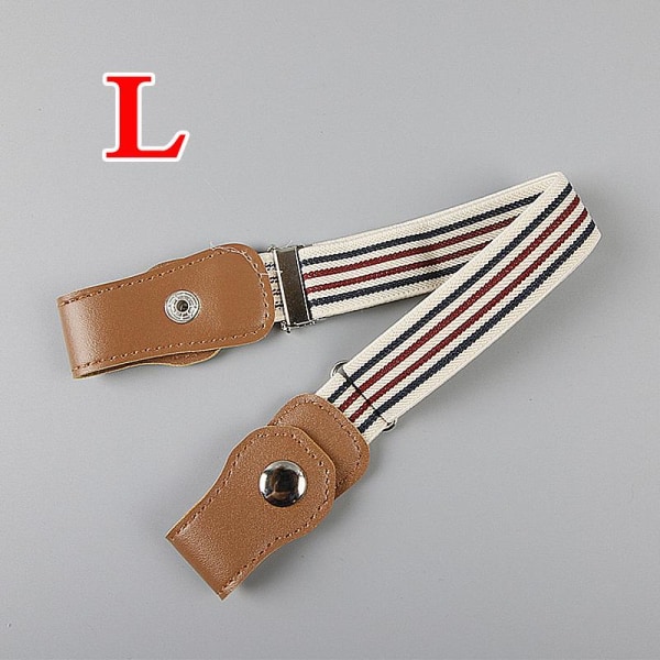 Børn Anti-Fradrag Bælter Jeans Taljebånd Stretch Taljebælte Spænde Fri Elastik Like the picture G