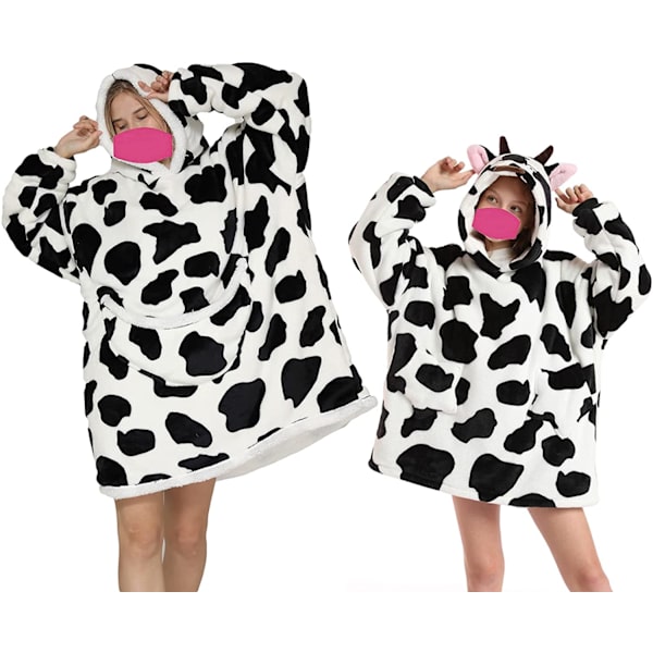 Oversized Hoodie Tæppe Gaver til Kvinder UK Voksne Mænd Børn Piger Bærbar Komfortabel Fleece Hoodie Kåbe Som Fødselsdagsgaver til Mødre Venner Universe-4-15y