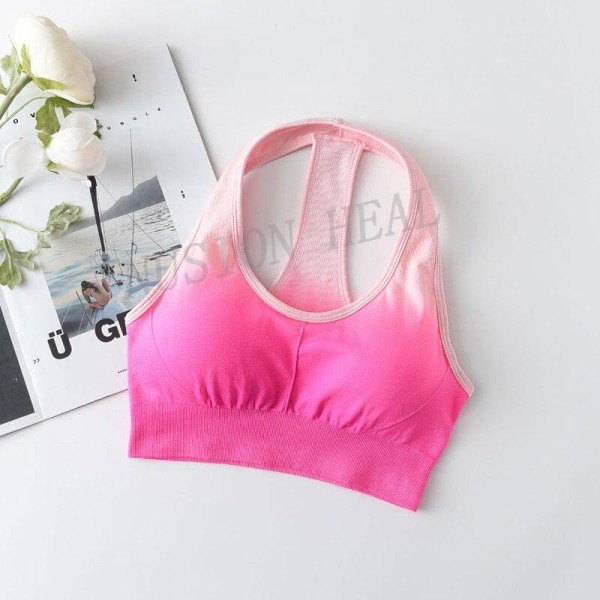Joogasetti Kuntosalivaatteet Treggingsit Urheiluvaatteet Naisille Pink W M