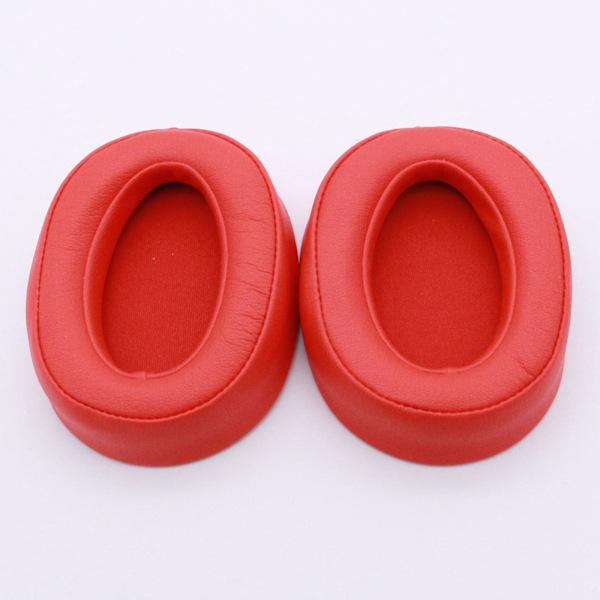 Sopii Sony MDR-100ABN 100abn -kuulokkeille, nahkakotelo, korvaava vaahtomuovisuojus, korvatyynyt WH-H900N Red