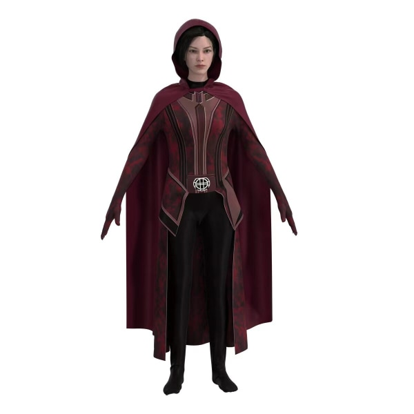 Doctor Strange Cosplay Puku Kaulakoru Sormus Steve Punainen Viitta Kaapu Halloween Karnevaali Puku Juhlapuku Lapsille ja Aikuisille Style B 100