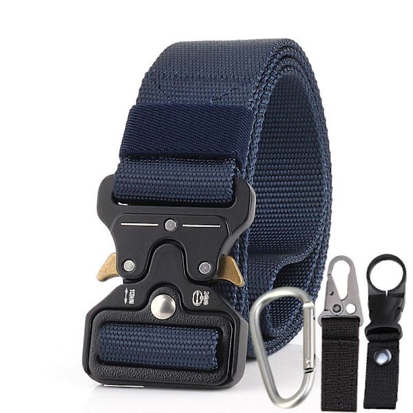Taktiskt Bälte Herr Militär Fan Taktiskt Bälte Utomhusträningsbälte Black three-piece set