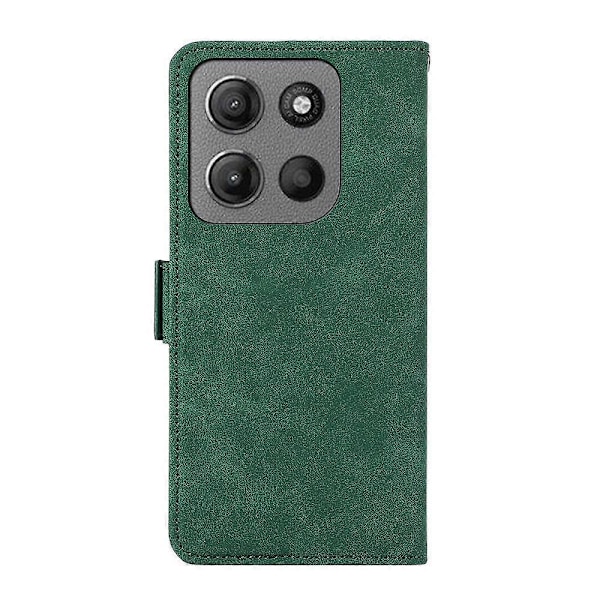 ABEEL Frostat Magnetiskt RFID Läder Telefonfodral Green For Motorola Edge 60 Fusion
