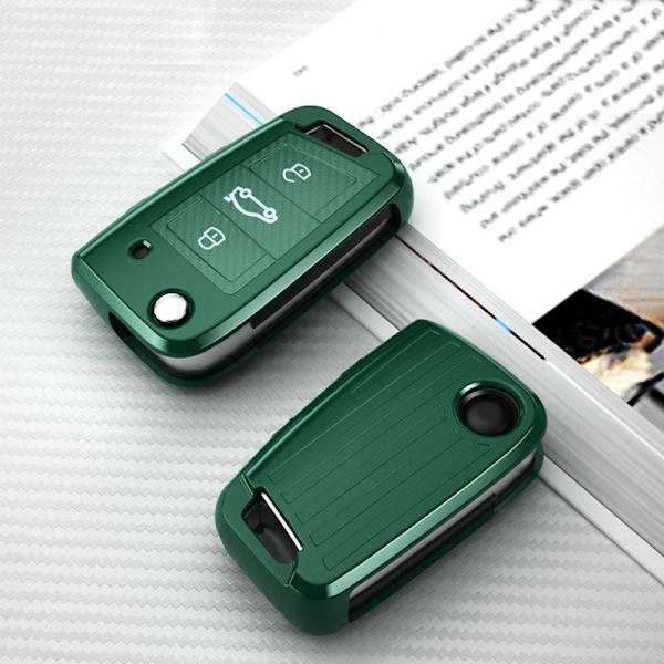 Bilnøgle cover etui holder til Golf mk7 7 3 4 5 6 6r Skoda Octavia A7 polo 9n mk4 passat b7 b8 Tiguan Tilbehør Red