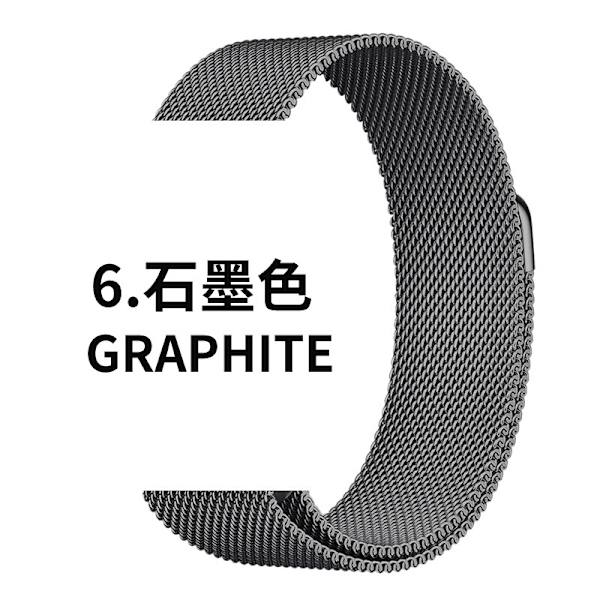Kellon ranneke Apple Watch iWatch 38/40/41/42mm 0. sukupolvi 6 Graphite