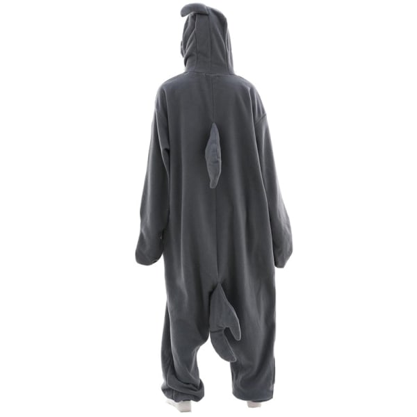 Pyjamas Tecknad Endelad Pijamas Kvinnor Män Kostym Onesies För Vuxna Fleece par tvättbjörn shark onesie 1 L Fit 168cm-178cm