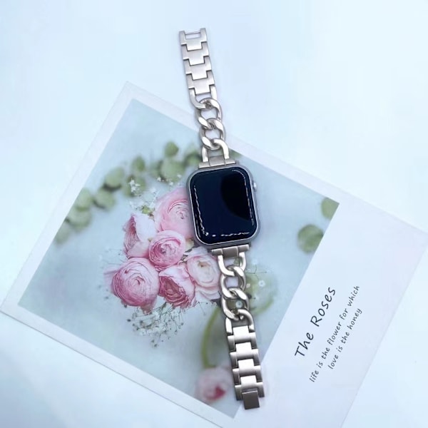 Klockarmband för Apple Watch iWatch 38-40-41mm Starlight