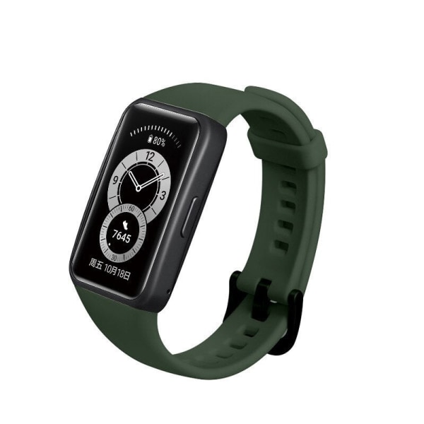 Laforuta Honor Band 6 Rem Silikone Urrem Til Huawei Honor Band 6 Kvinder Mænd Armbånd Fitness Loop Smartwatch Håndledsrem Yellow for Huawei band 6