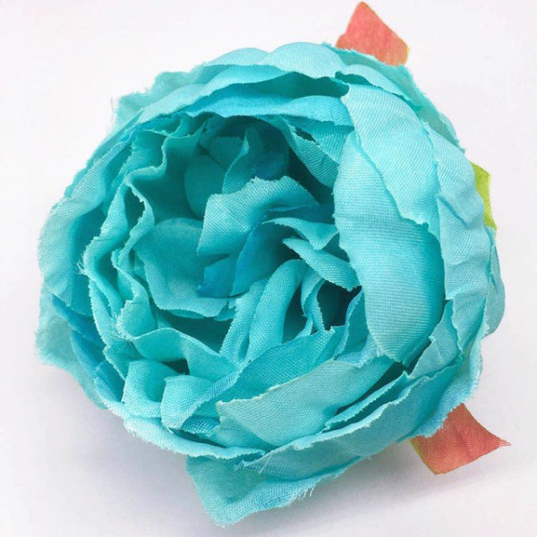 50 stk./parti 10 cm pæonblomsthoved kunstig blomst til bryllupsfest boligindretning DIY falske blomster væg guirlande KY138 Color 5