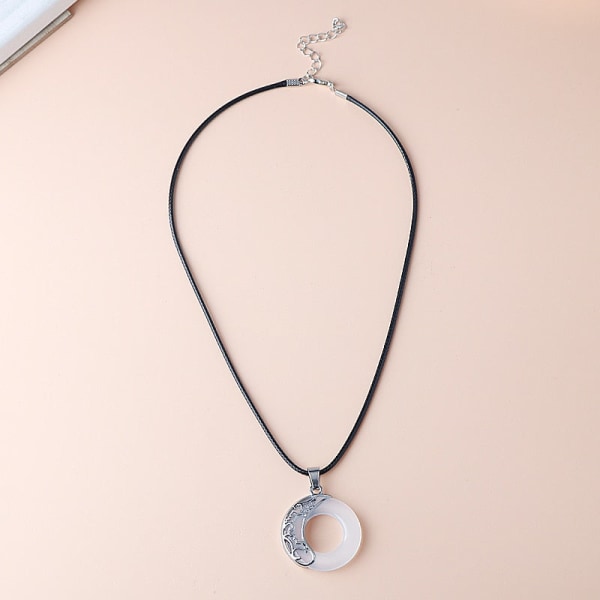 Anime Tian Guan Ci Fu Halskæde Hua Cheng Cosplay Xie Lian Månelys Vedhæng Choker Halskæder Par Smykker Valentinsdagsgave 2417