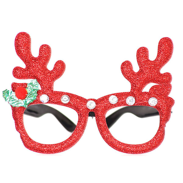 Julepynt Juleprodukter Snemand Gevirer Julebriller Dekoration Festartikler Red antlers