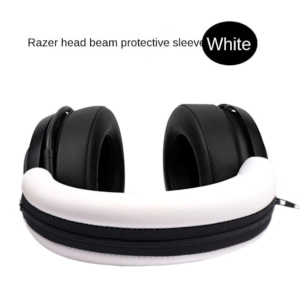 Passar Razer Kraken V2 Hörlurskuddar 7.1 Professional Edition Skumskydd Rosa Kristall Öronmuffar Läderfodral Gray Oval