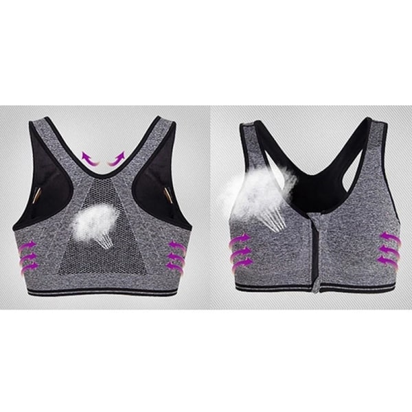 Jooga Urheiluliivit Hengittävät Langattomat Pehmustetut Push Up -urheilutoppi purple 4XL