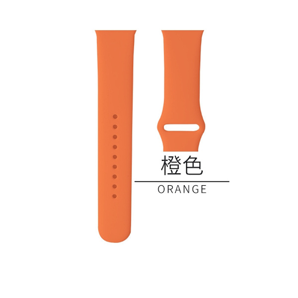 Kellon ranneke Apple Watch iWatch -kelloon Soveltuu: 1-9 sukupolvi SE 38/40/41 standardi 13 oranssi
