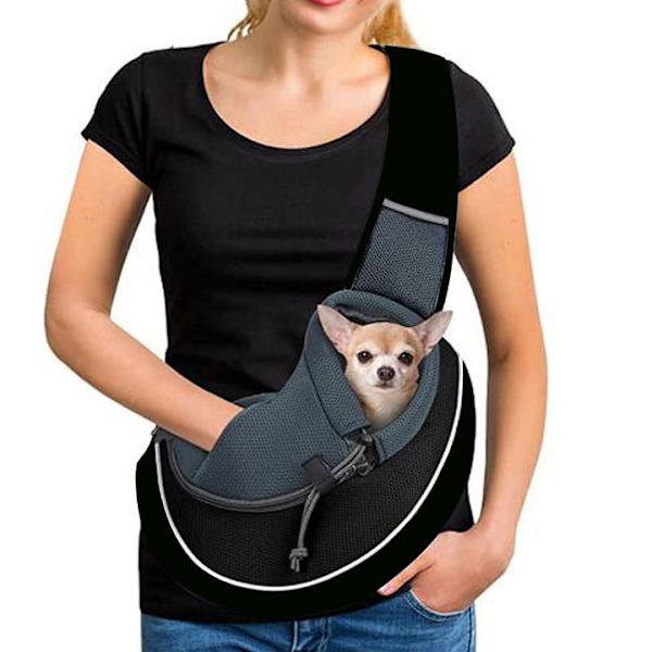 Lemmikin kantolaukku Sling-kantolaukku Kannettava Mukava Hengittävä Kädet Vapaa Olkalaukku Ulkoilu Lemmikkikissan käsilaukku Multicolor-No.1 M 3-5kg