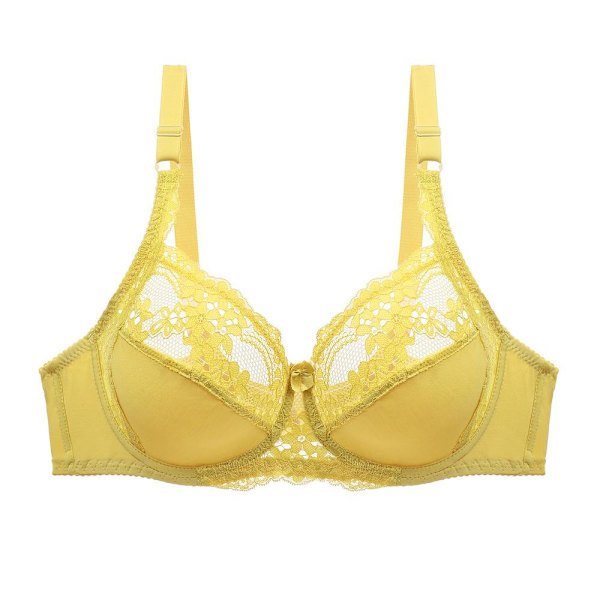 Tynd Plus Size Bralette Blonde BH'er til Kvinder Undertøj Lingeri Sexet BH Stor Plus Size White 85C