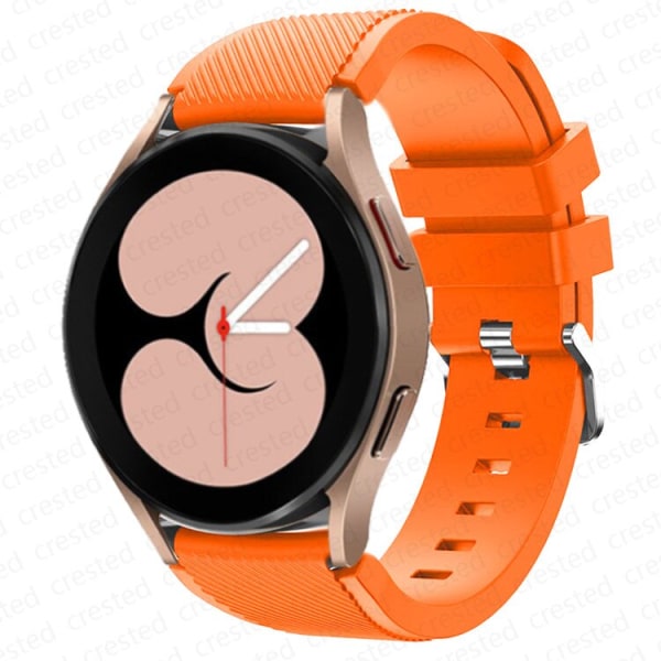 20mm 22mm Armband för Samsung Galaxy Watch 4/Classic/3/46mm/42mm/active 2 Gear s3 /S2 silikonarmband Huawei GT/2/GT2 Pro rem pink 20mm