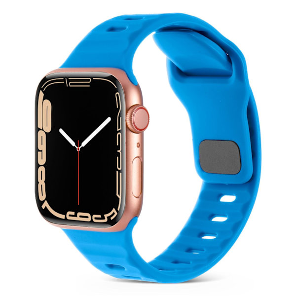 Kellon ranneke Apple Watch iWatch 42/44/45/49mm sininen