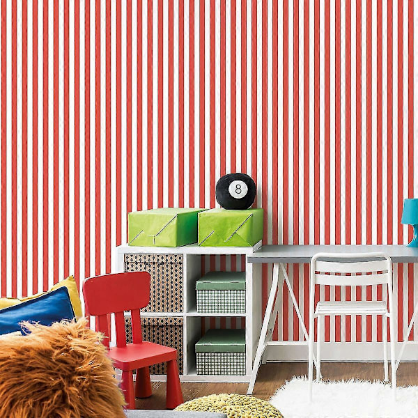 Tiny Tots 2 Regency Stripe Tapet Galerie Rød Red