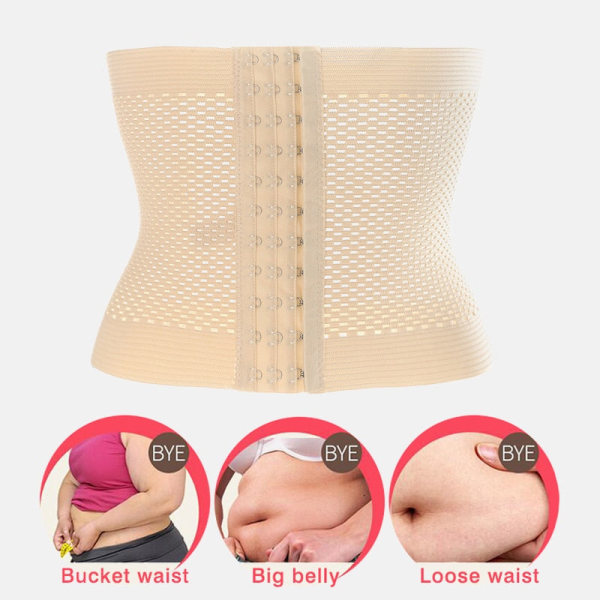 Shapewear Kvinnor Waist Trainer Bantningsbälte Modelleringsrem Stålbenat Postpartumband Sexiga Bustiers Korsetter Black S