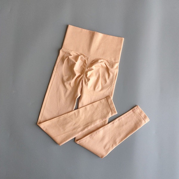 Yoga Bukser Sports Løftende Høj Talje Atletisk Træning Fitness Leggings Til Kvinder Pink M