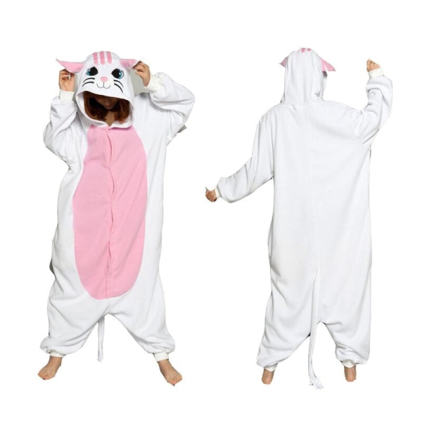 Dame Enhjørning Stitch Onesies Unisex Vinter Jule Pyjamas Natkjole Kostumer Voksne Flanel Nattøj Pyjamas Puple Tenma XL
