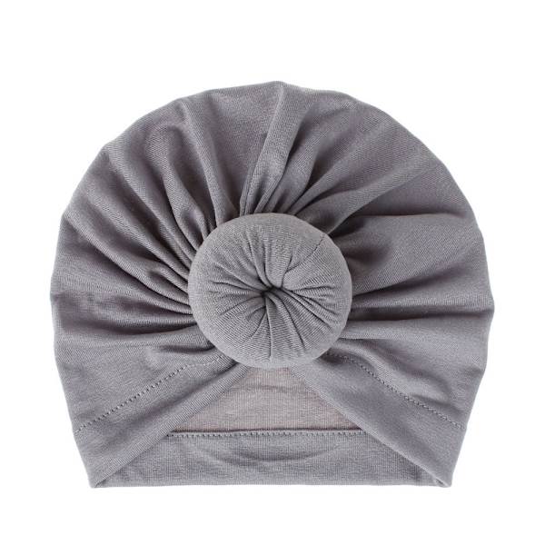 Hat Dame Forår og Sommer Donut Ærme Hue Tam-O'-Shanter Forældre-Barn Hue #11 light gray Average size