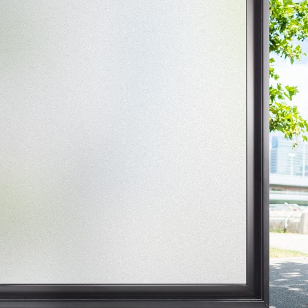Mattapintainen yksityisyysikkunakalvo, lasimaalauksellinen UV-suoja, staattinen, liimaton kiinnitys kotiin, koristeelliset auringonsuojaikkunatarrat H 45X100 CM