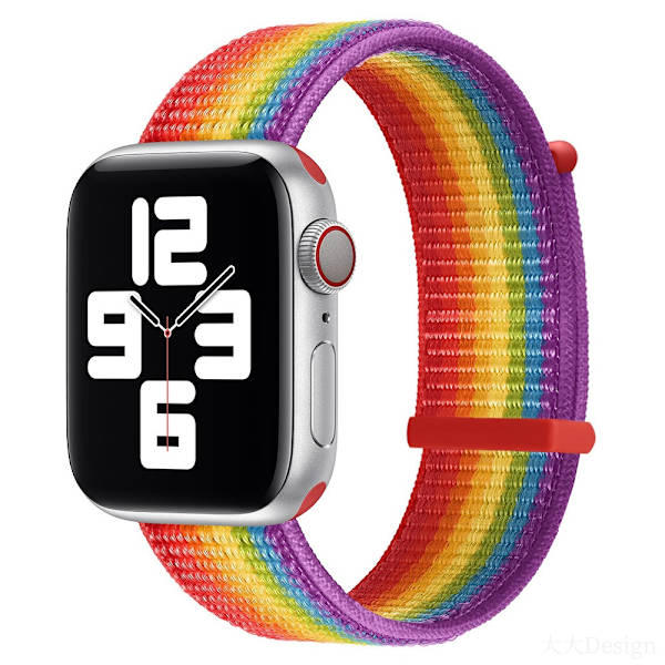 Urrem til Apple Watch iWatch 42/44/45/49mm Regnbue
