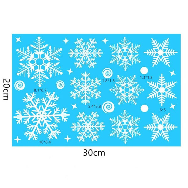 God Jul Dekor Fönsterdekaler Tomte Älg Väggdekor För Jul Hem Dörr Fönster Visa Dekorationer Gott Nytt År 2023 K 2PCS