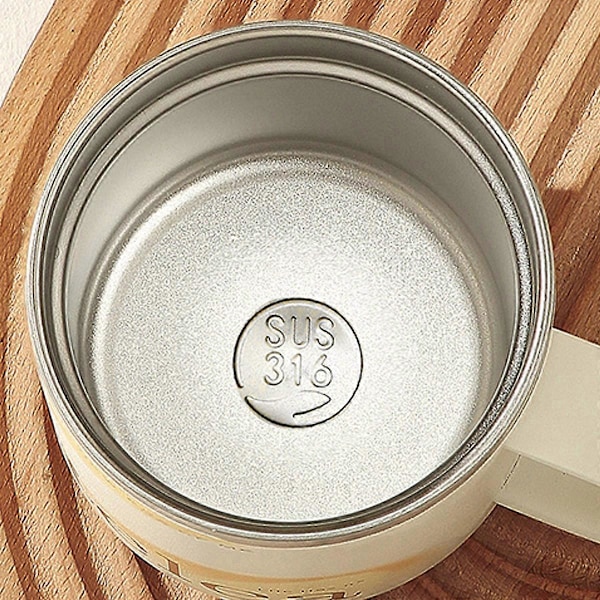 Härmetisk kaffekopp med lock, isolerad mugg, kopp