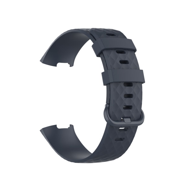 Klockarmband för Fitbit Charge 4 Armband Sport Klockarmband Silikonarmband för Fitbit Charge 3/3 SE Tillbehör Rose Gold L