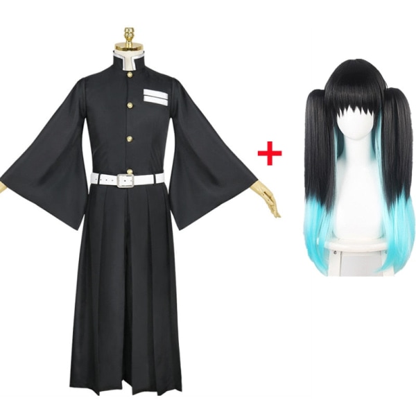 Tokitou Muichirou Cosplay Demon Slayer Kimetsu no Yaiba Kostym Kisatsutai Uniform Set Halloween Party Anime Kläder A5 XL