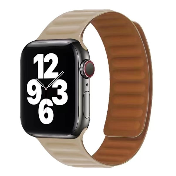 Kellon ranneke Apple Watch iWatch 42/44/45/49mm liittimelle, khaki
