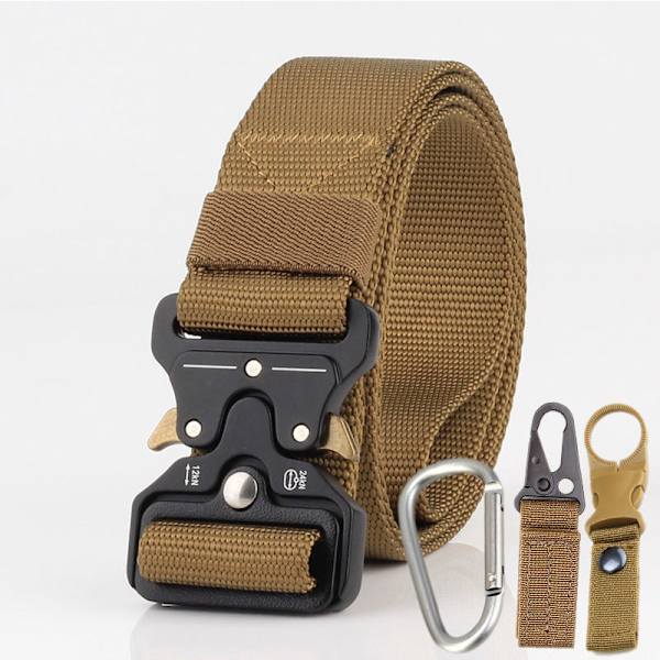 Taktiskt Bälte Herr Militär Fan Taktiskt Bälte Utomhusträningsbälte Army green three-piece set