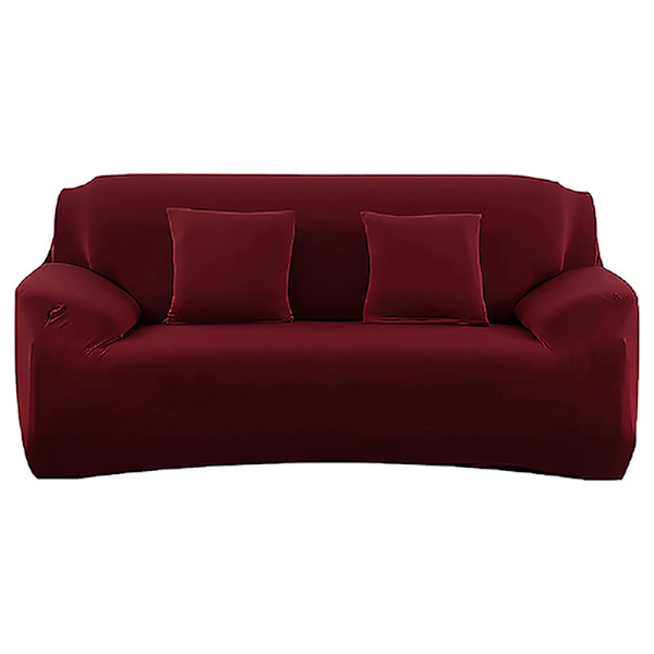 Överdrag Enfärgat Sofföverdrag för Vardagsrum Elastiskt Hörnsofföverdrag Stolsöverdrag 1/2/3/4 Sits coffee 2-seater 145-185cm