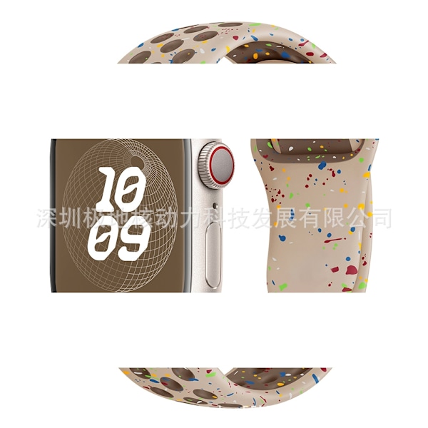 Klockarmband för Apple Watch iWatch 42/44/45/49mm Sandsten